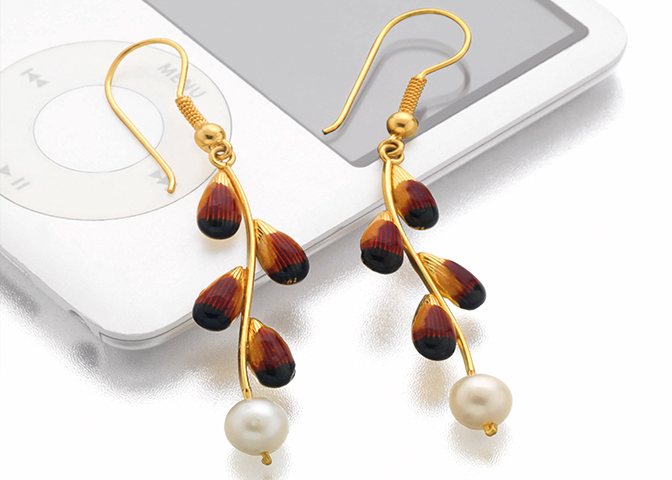 Buy Gold Earrings in Pune  P N Gadgil and sons  Gold earrings designs Gold  necklace designs Gold jewellery india