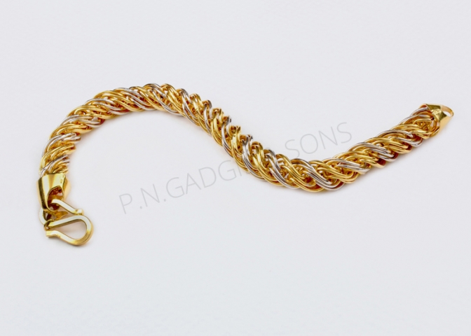 22ct Gold Leopard Gents Bracelet - Gents Bracelets New Designs, HD Png  Download , Transparent Png Image - PNGitem