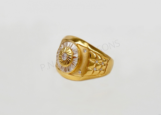 Dagdusheth Gold Ring 23k New Design/23k Ring New Design/#heandmade#jewellery  @shriya987 - YouTube